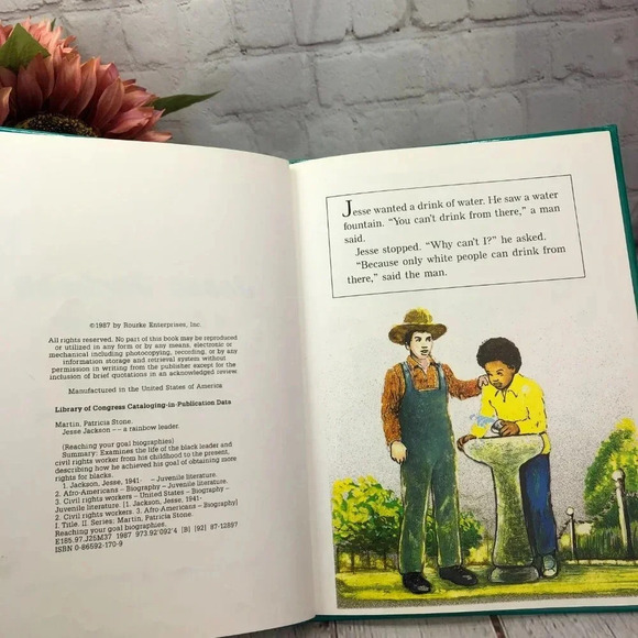 Vintage Children's book Jesse Jackson a rainbow leader 1987 - Picture 5 of 6